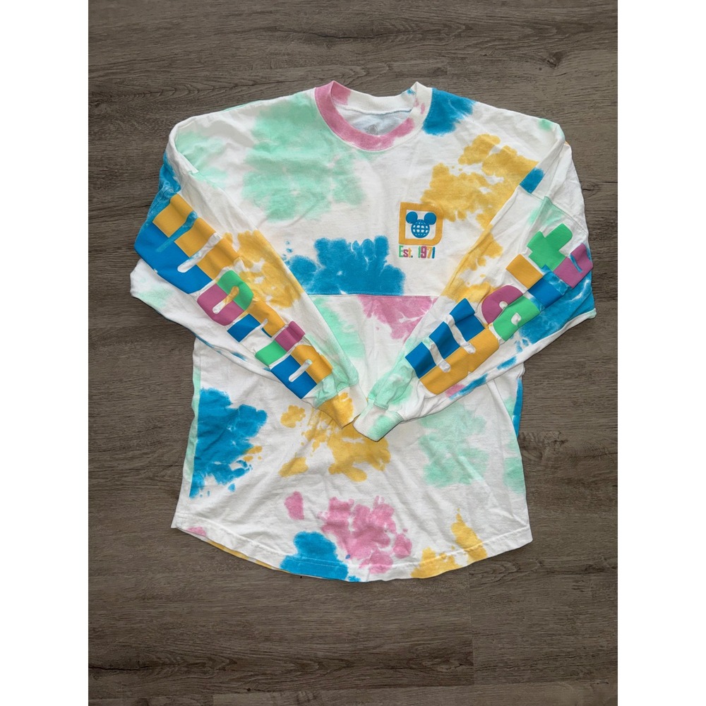 Walt Disney World Tie Die Multicolored Spirit Jersey, Small